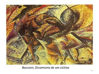 121
Boccioni, Dinamismo de um ciclista
 