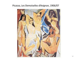 Picasso, Les Demoiselles d’Avignon, 1906/07
Módulo 7, História A 50
 