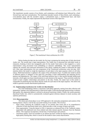 Arabic text diacritization using transformers: a comparative study | PDF