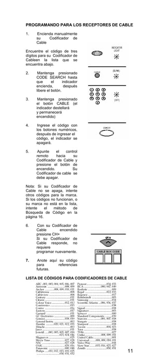 Control Remoto | PDF