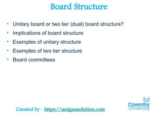 7029EFA - Governance, Accountability & Ethics_Board Structure and ...