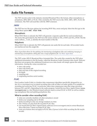 Sound Devices 702T | PDF