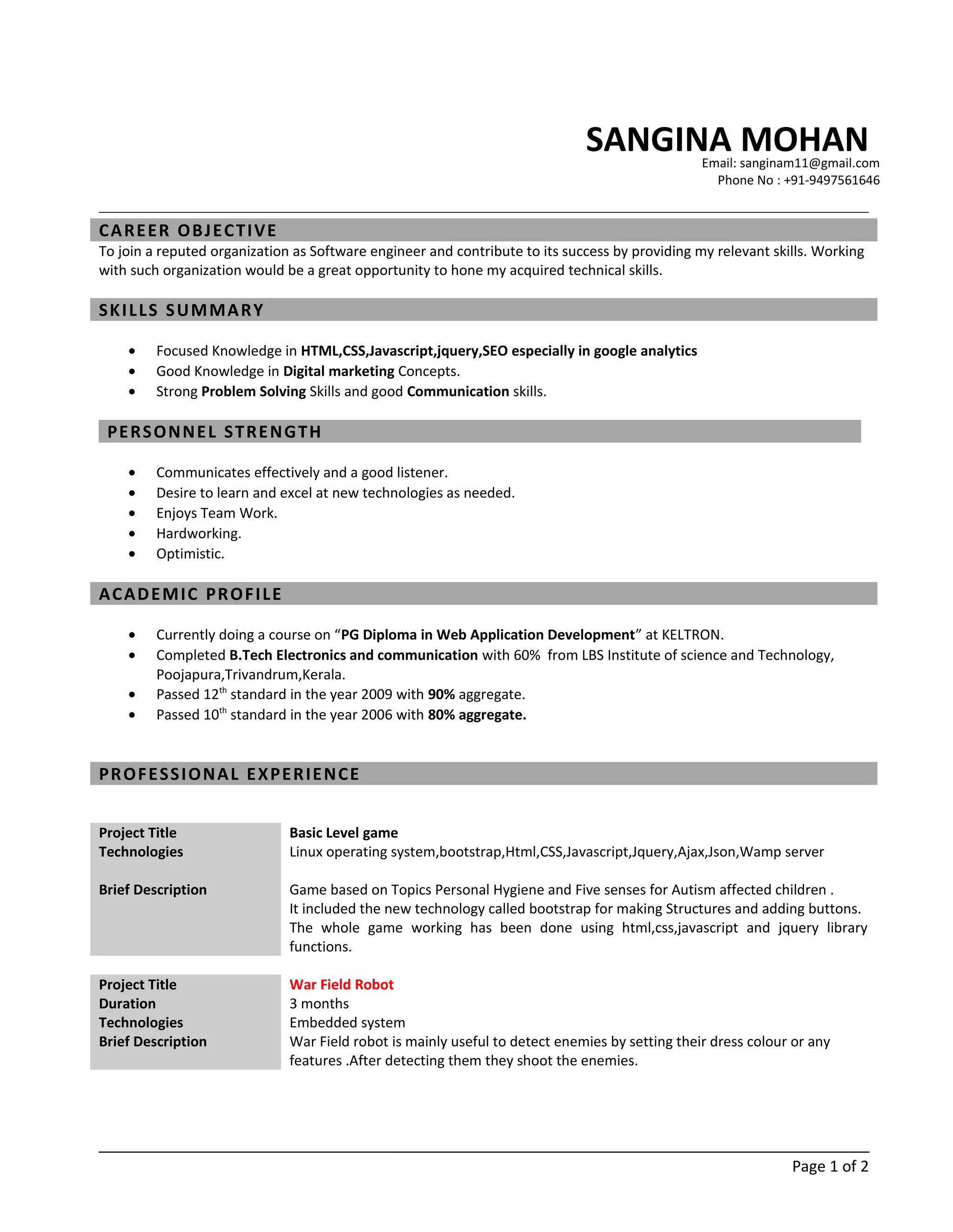 sample resume PDF - Sample Resume 1 2048 