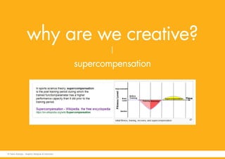 why are we creative?
supercompensation
© Fabio Arangio - Graphic designer & instructor
 