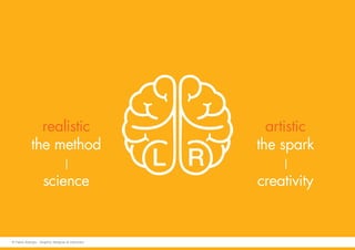 realistic
the method
science
artistic
the spark
creativity
© Fabio Arangio - Graphic designer & instructor
 