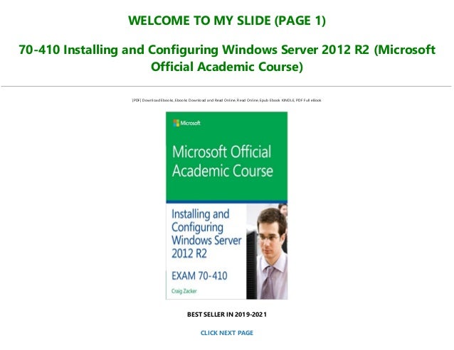 Read Pdf 70 410 Installing And Configuring Windows Server 12 R2 Read Pdf 70 410 Installing And Configuring Windows Server 12 R2