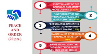 SEAL OF GOOD LOCAL GOVERNANCE FOR BARANGAY SGLGB | PDF
