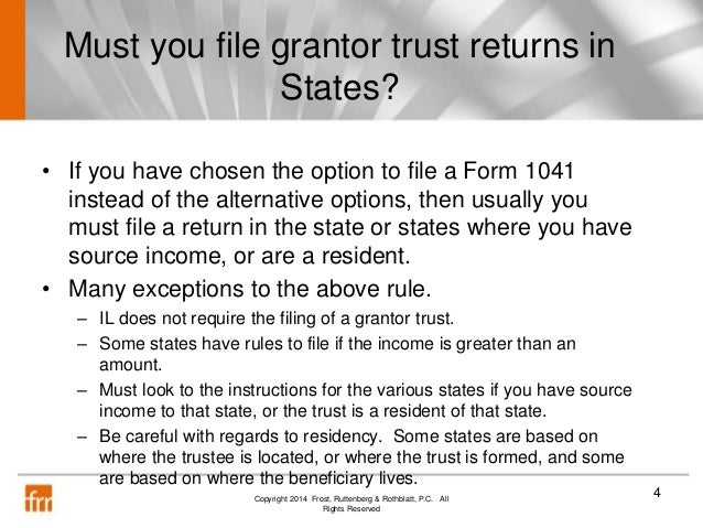 accountants guide to grantor trusts 111714 grantor tax information letter