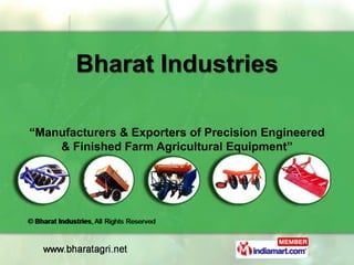 Cultivator Tillers by Bharat Industries Karnal