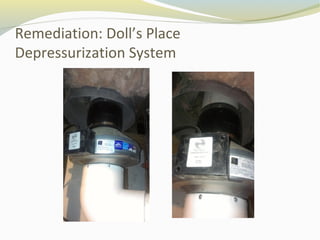 Remediation: Doll’s Place
Depressurization System
 