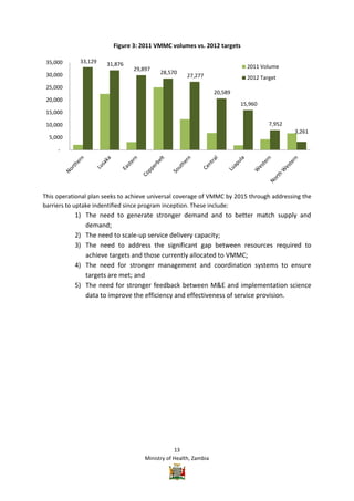 Vmmc Work Plan Example Zambia VMMC Operational plan | PDF