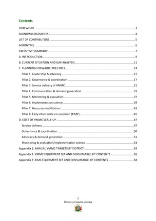Vmmc Work Plan Example Zambia VMMC Operational plan | PDF