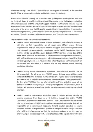 Vmmc Work Plan Example Zambia VMMC Operational plan | PDF