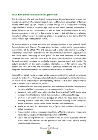 Vmmc Work Plan Example Zambia VMMC Operational plan | PDF