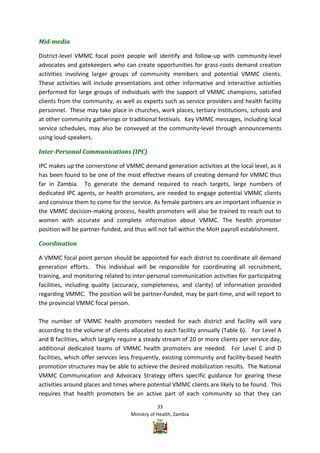 Vmmc Work Plan Example Zambia VMMC Operational plan | PDF