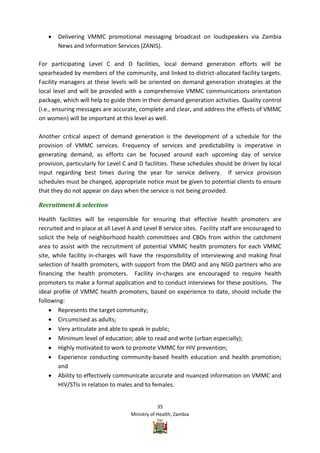 Vmmc Work Plan Example Zambia VMMC Operational plan | PDF