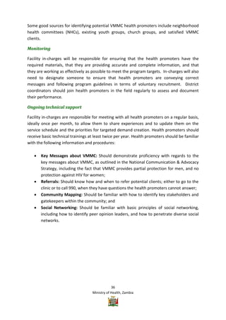 Vmmc Work Plan Example Zambia VMMC Operational plan | PDF