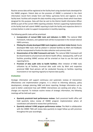 Vmmc Work Plan Example Zambia VMMC Operational plan | PDF
