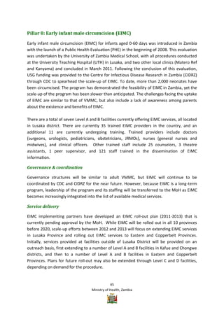 Vmmc Work Plan Example Zambia VMMC Operational plan | PDF