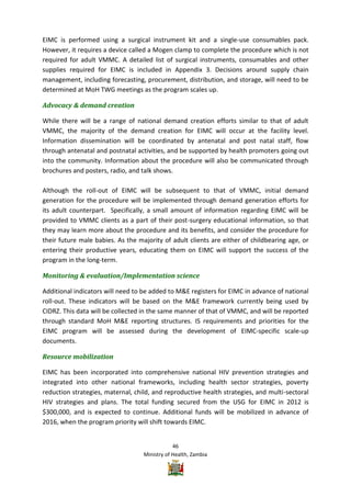 Vmmc Work Plan Example Zambia VMMC Operational plan | PDF