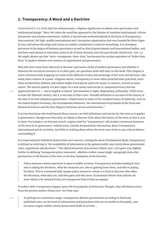 Institutional Transparency Transparency The Key to Better Governance Christopher Hood | PDF