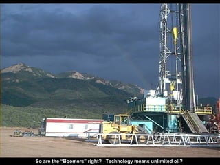 So are the “Boomers” right? Technology means unlimited oil?
 