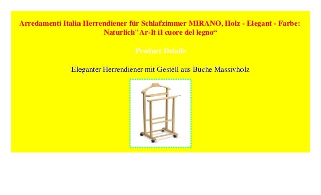 Herrendiener Mirano Farbe Kirsche