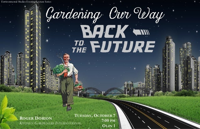 Gardening Back To Future