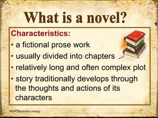 Introduction and Nature of Novel | PPT