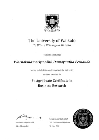 Post Grad Diploma