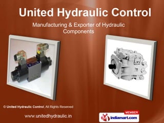 Manufacturing & Exporter of Hydraulic  Components 