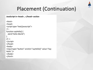 JAVASCRIPT - LinkedIn | PPTX