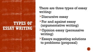 Comprehensive Guide to Discursive and Argumentative Essay Writing ...