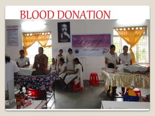 BLOOD DONATION
 
