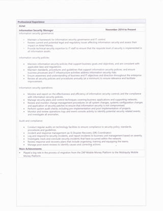 Lusungu Mkandawire CV
