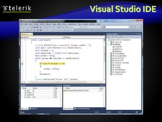 Visual Studio IDE
 
