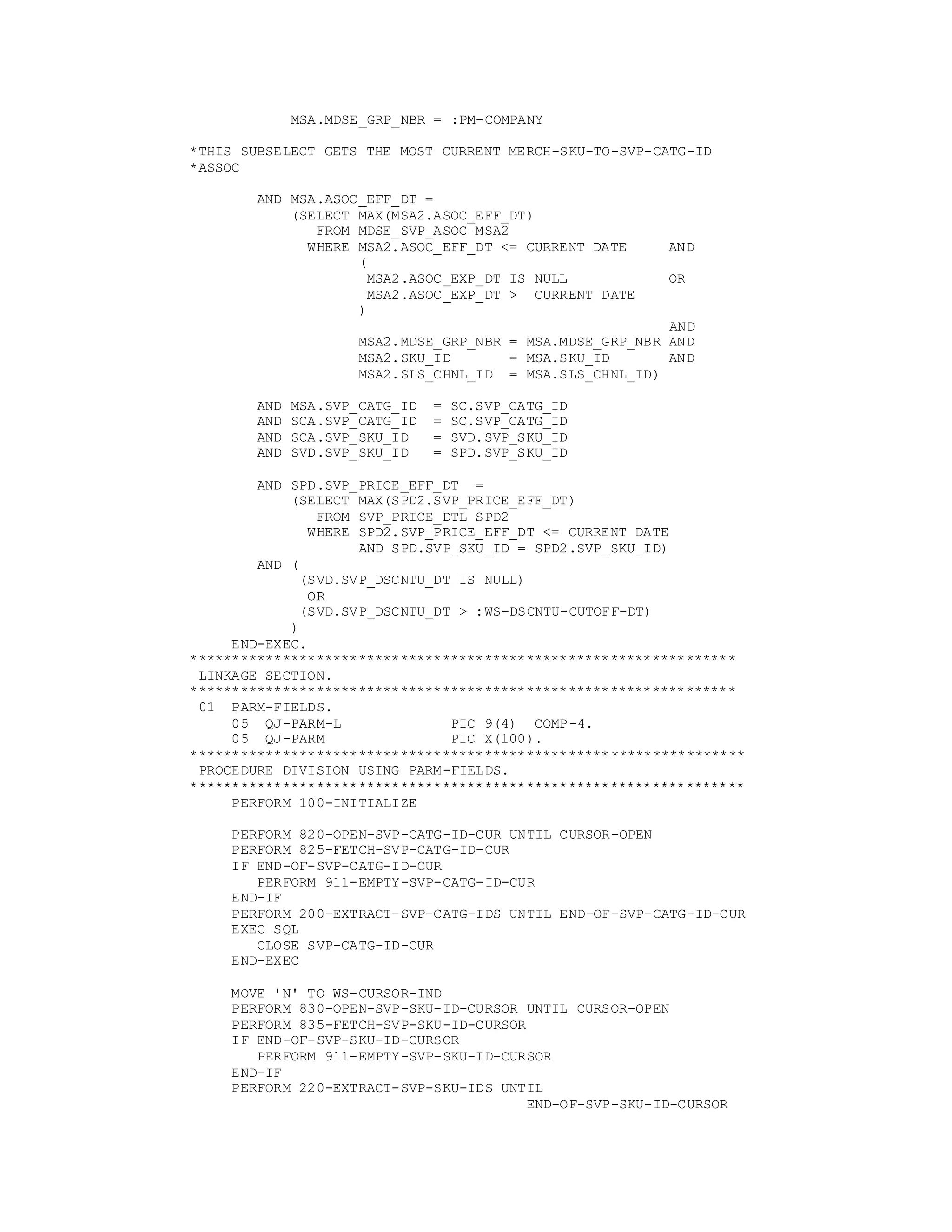 COBOL DB2 BATCH EXAMPLE-RPR6520 | DOCX