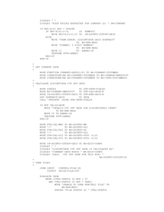 COBOL DB2 BATCH EXAMPLE-RPR6520 | DOCX