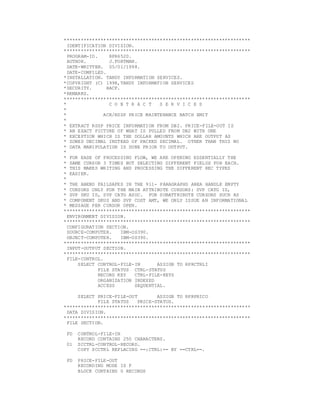 COBOL DB2 BATCH EXAMPLE-RPR6520 | DOCX