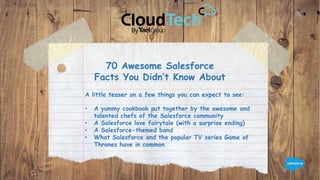 70 Awesome Salesforce Facts You Didn't Know About | PDF