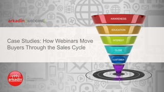 Case Studies: How Webinars Move
Buyers Through the Sales Cycle
 
