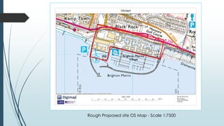 Rough Proposed site OS Map - Scale 1:7500
 