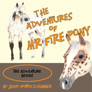 by Jenny Norton Schamber
the adventure
begins
The
Adventures
Mr Fire Ponyof
 