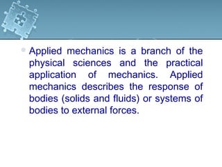Introduction to Engineering Mechanics | PPT
