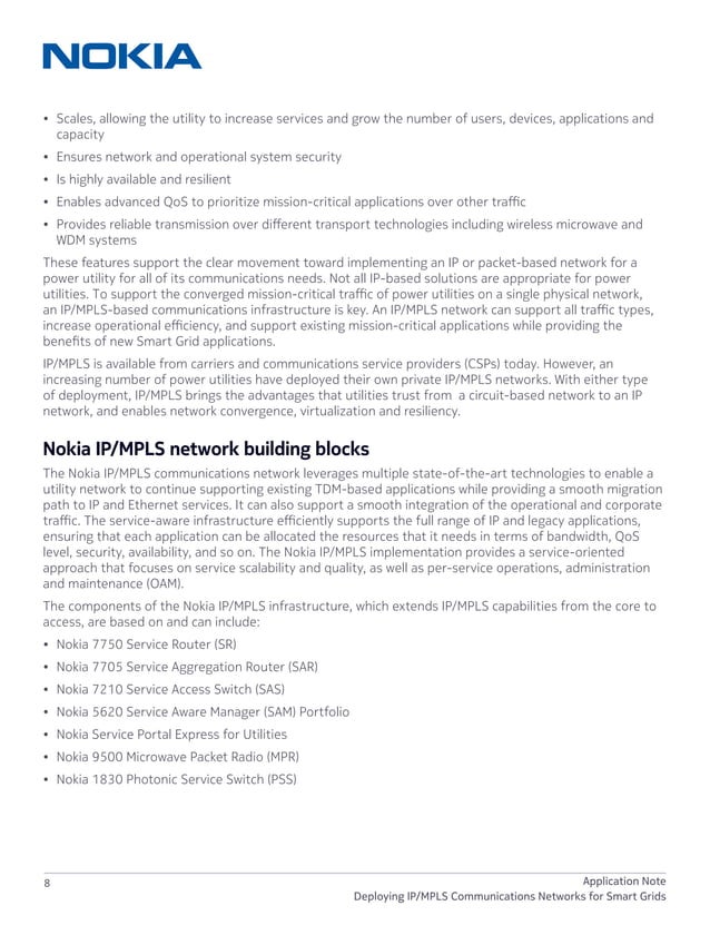 Nokia_IP-MPLS_SmartGrid_Application_Note_EN | PDF