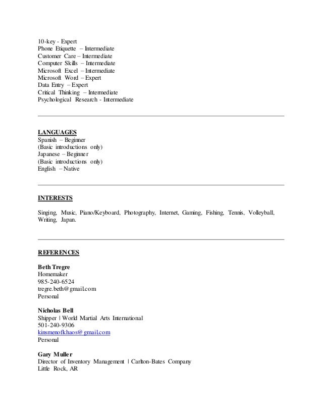 excel expert resumes