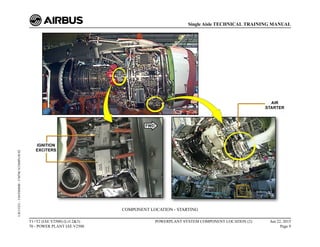 COMPONENT LOCATION - STARTING
T1+T2 (IAE V2500) (Lvl 2&3)
70 - POWER PLANT IAE V2500
POWERPLANT SYSTEM COMPONENT LOCATION (2) Jun 22, 2015
Page 9
Single Aisle TECHNICAL TRAINING MANUAL
UJC15251
-
U04T0MM0
-
UM70C1COMPLOC02
 