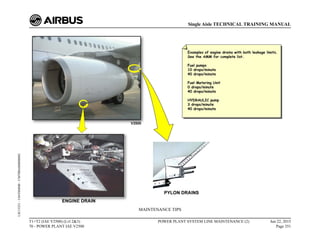 MAINTENANCE TIPS
T1+T2 (IAE V2500) (Lvl 2&3)
70 - POWER PLANT IAE V2500
POWER PLANT SYSTEM LINE MAINTENANCE (2) Jun 22, 2015
Page 351
Single Aisle TECHNICAL TRAINING MANUAL
UJC15251
-
U04T0MM0
-
UM70BA000000002
 
