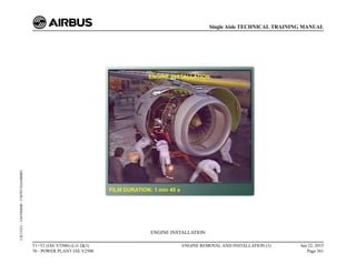 ENGINE INSTALLATION
T1+T2 (IAE V2500) (Lvl 2&3)
70 - POWER PLANT IAE V2500
ENGINE REMOVAL AND INSTALLATION (3) Jun 22, 2015
Page 361
Single Aisle TECHNICAL TRAINING MANUAL
UJC15251
-
U04T0MM0
-
UM70Y5IAE000002
 