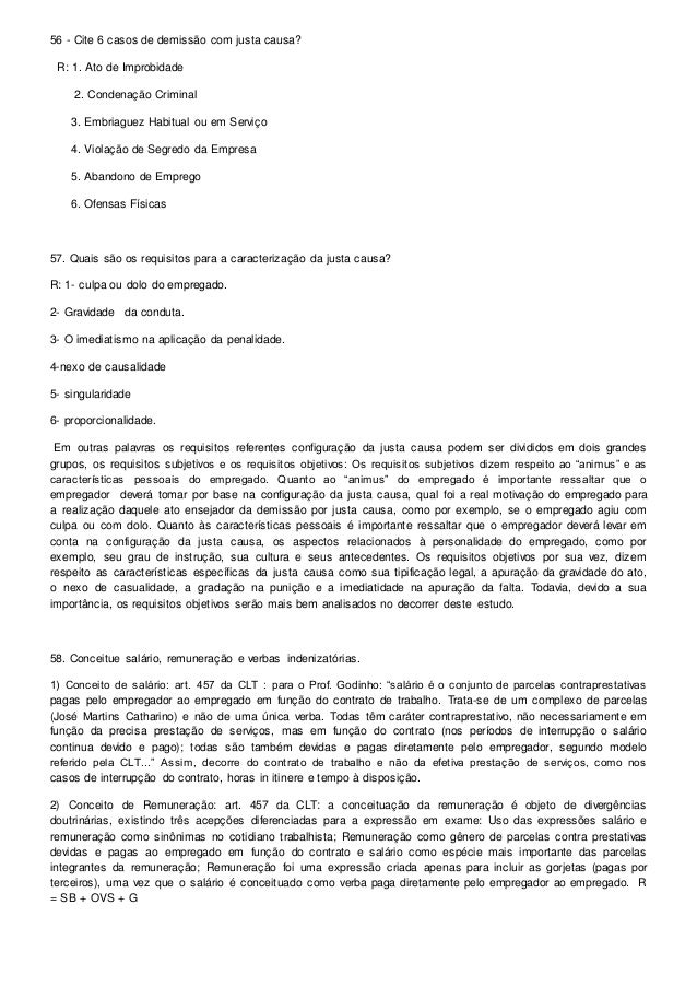 70 questões discursivas prontas de direito do trabalho 